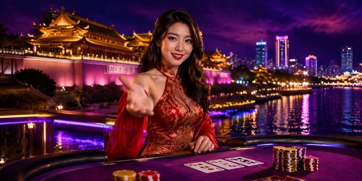 Không gian neon Sài Gòn minh họa việc so sánh trải nghiệm baccarat và casino